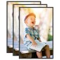 vidaXL Marcos de fotos collage de mesa 3 uds negro MDF 21x29,7cm vidaXL Marcos de fotos collage de mesa 3 uds negro MDF 21x29,7cm
