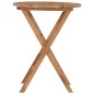 vidaXL Mesa de jardín plegable madera maciza de teca 60 cm vidaXL Mesa de jardín plegable madera maciza de teca 60 cm