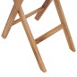 vidaXL Mesa de jardín plegable madera maciza de teca 60 cm vidaXL Mesa de jardín plegable madera maciza de teca 60 cm