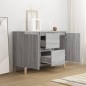 vidaXL Aparador de madera contrachapada gris Sonoma 103,5x35x70 cm vidaXL Aparador de madera contrachapada gris Sonoma 103,5x35x70 cm