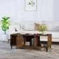 vidaXL Mesa de centro madera contrachapada marrón roble 102x50x40 cm vidaXL Mesa de centro madera contrachapada marrón roble 102x50x40 cm