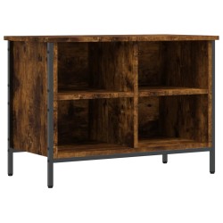 vidaXL Zapatero madera de ingeniería roble ahumado 69x35x50 cm