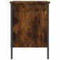vidaXL Zapatero madera de ingeniería roble ahumado 69x35x50 cm vidaXL Zapatero madera de ingeniería roble ahumado 69x35x50 cm