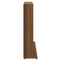 vidaXL Estantería de CDs contrachapada marrón roble 102x23x89,5 cm vidaXL Estantería de CDs contrachapada marrón roble 102x23x89,5 cm