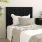 vidaXL Cabecero de cama madera maciza de pino negro 95,5x4x100 cm