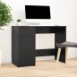 vidaXL Escritorio de madera contrachapada negro 100x50x75 cm vidaXL Escritorio de madera contrachapada negro 100x50x75 cm