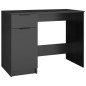 vidaXL Escritorio de madera contrachapada negro 100x50x75 cm vidaXL Escritorio de madera contrachapada negro 100x50x75 cm