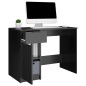 vidaXL Escritorio de madera contrachapada negro 100x50x75 cm vidaXL Escritorio de madera contrachapada negro 100x50x75 cm