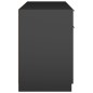 vidaXL Escritorio de madera contrachapada negro 100x50x75 cm vidaXL Escritorio de madera contrachapada negro 100x50x75 cm