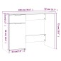 vidaXL Escritorio de madera contrachapada negro 100x50x75 cm vidaXL Escritorio de madera contrachapada negro 100x50x75 cm