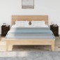 vidaXL Mesita noche 2 uds madera contrachapada roble humo 39x39x47,5cm vidaXL Mesita noche 2 uds madera contrachapada roble humo 39x39x47,5cm