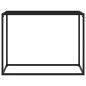 vidaXL Mesa consola vidrio templado negro 100x35x75 cm vidaXL Mesa consola vidrio templado negro 100x35x75 cm