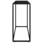 vidaXL Mesa consola vidrio templado negro 100x35x75 cm vidaXL Mesa consola vidrio templado negro 100x35x75 cm