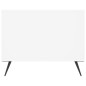 vidaXL Mesa de centro madera contrachapada blanco 90x50x40 cm