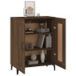 vidaXL Aparador de madera de ingeniería marrón roble 69,5x34x90 cm