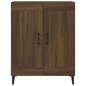 vidaXL Aparador de madera de ingeniería marrón roble 69,5x34x90 cm