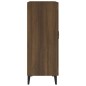 vidaXL Aparador de madera de ingeniería marrón roble 69,5x34x90 cm