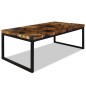 vidaXL Mesa de centro de teca y resina 110x60x40 cm vidaXL Mesa de centro de teca y resina 110x60x40 cm