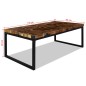 vidaXL Mesa de centro de teca y resina 110x60x40 cm vidaXL Mesa de centro de teca y resina 110x60x40 cm