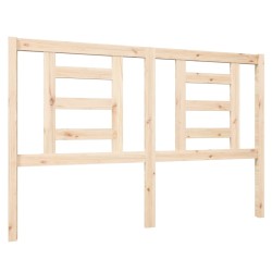 vidaXL Cabecero de cama madera maciza de pino 146x4x100 cm