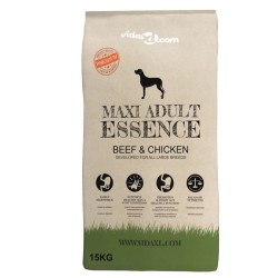 vidaXL Comida seca para perros Maxi Adult Essence Beef & Chicken 15 kg