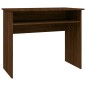 vidaXL Escritorio de madera contrachapada marrón roble 90x50x74 cm vidaXL Escritorio de madera contrachapada marrón roble 90x50x74 cm
