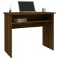 vidaXL Escritorio de madera contrachapada marrón roble 90x50x74 cm vidaXL Escritorio de madera contrachapada marrón roble 90x50x74 cm