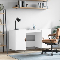vidaXL Escritorio madera de ingeniería blanco 140x50x75 cm