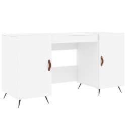 vidaXL Escritorio madera de ingeniería blanco 140x50x75 cm