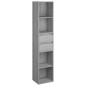 vidaXL Estantería de madera contrachapada gris Sonoma 36x30x171 cm vidaXL Estantería de madera contrachapada gris Sonoma 36x30x171 cm