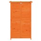 vidaXL Cobertizo herramientas jardín madera pino marrón 83x57x140 cm vidaXL Cobertizo herramientas jardín madera pino marrón 83x57x140 cm