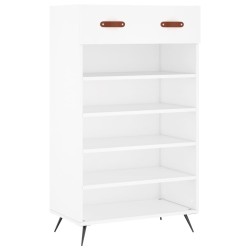 vidaXL Zapatero madera de ingeniería blanco 60x35x105 cm
