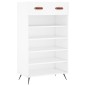 vidaXL Zapatero madera de ingeniería blanco 60x35x105 cm vidaXL Zapatero madera de ingeniería blanco 60x35x105 cm