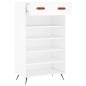 vidaXL Zapatero madera de ingeniería blanco 60x35x105 cm vidaXL Zapatero madera de ingeniería blanco 60x35x105 cm