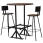 vidaXL Conjunto de muebles de bar 3 piezas madera maciza reciclada vidaXL Conjunto de muebles de bar 3 piezas madera maciza reciclada