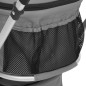 vidaXL Cochecito doble de perros plegable tela oxford gris 83x48x97cm vidaXL Cochecito doble de perros plegable tela oxford gris 83x48x97cm
