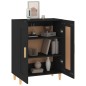 vidaXL Aparador de madera contrachapada negro 69,5x34x90 cm vidaXL Aparador de madera contrachapada negro 69,5x34x90 cm