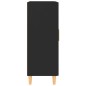 vidaXL Aparador de madera contrachapada negro 69,5x34x90 cm vidaXL Aparador de madera contrachapada negro 69,5x34x90 cm