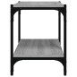 vidaXL Mueble para TV contrachapada y acero gris Sonoma 60x33x41 cm vidaXL Mueble para TV contrachapada y acero gris Sonoma 60x33x41 cm