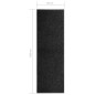 vidaXL Felpudo lavable negro 60x180 cm vidaXL Felpudo lavable negro 60x180 cm