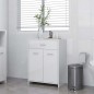 vidaXL Armario de baño madera contrachapada blanco brillo 60x33x80 cm vidaXL Armario de baño madera contrachapada blanco brillo 60x33x80 cm