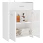 vidaXL Armario de baño madera contrachapada blanco brillo 60x33x80 cm vidaXL Armario de baño madera contrachapada blanco brillo 60x33x80 cm
