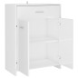 vidaXL Armario de baño madera contrachapada blanco brillo 60x33x80 cm vidaXL Armario de baño madera contrachapada blanco brillo 60x33x80 cm