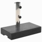vidaXL Base de sombrilla de granito rectangular negro 25 kg vidaXL Base de sombrilla de granito rectangular negro 25 kg