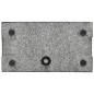 vidaXL Base de sombrilla de granito rectangular negro 25 kg vidaXL Base de sombrilla de granito rectangular negro 25 kg