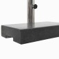 vidaXL Base de sombrilla de granito rectangular negro 25 kg vidaXL Base de sombrilla de granito rectangular negro 25 kg