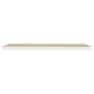 vidaXL Estante flotante pared 2 uds MDF roble y blanco 120x23,5x3,8 cm vidaXL Estante flotante pared 2 uds MDF roble y blanco 120x23,5x3,8 cm