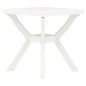 vidaXL Mesa bistro blanca plástico 70x70x72 cm vidaXL Mesa bistro blanca plástico 70x70x72 cm