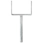 vidaXL Anclajes de valla 6 uds acero galvanizado plateado 14x6x30 cm vidaXL Anclajes de valla 6 uds acero galvanizado plateado 14x6x30 cm