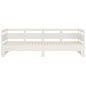 vidaXL Sofá cama extraíble madera maciza de pino blanco 2x(90x190) cm vidaXL Sofá cama extraíble madera maciza de pino blanco 2x(90x190) cm